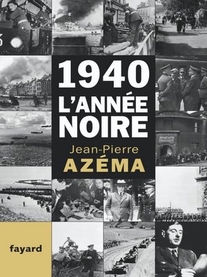 cover image of 1940, l'année noire
